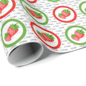 Strawberry Patch Geschenkpapier (Rolleneckpunkt)