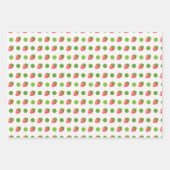 Strawberry Patch Geschenkpapier Set (Vorderseite)