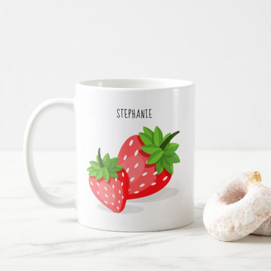 Strawberry Patch Kaffeetasse (Mit Donut)
