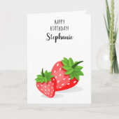 Strawberry Patch Karte (Vorderseite)