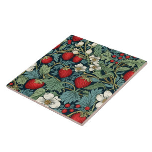 Strawberry Patch Keramik Tile Fliese