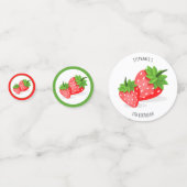 Strawberry Patch Konfetti (Vorderseiten)