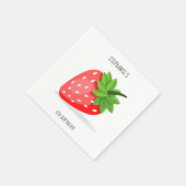 Strawberry Patch Napkins Serviette (Ecke)