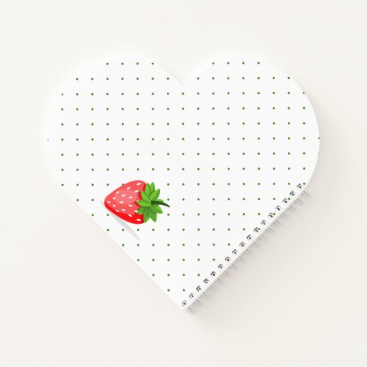 Strawberry Patch Notizblock (Rückseite)
