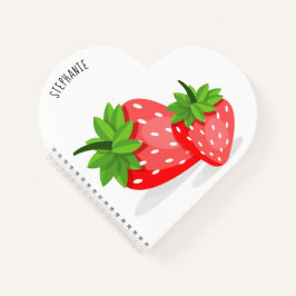 Strawberry Patch Notizblock