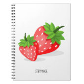 Strawberry Patch Notizblock (Vorderseite)