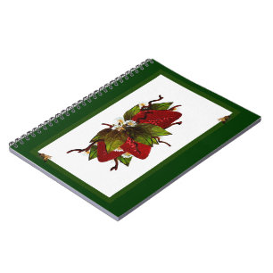 Strawberry Patch Notizblock