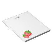 Strawberry Patch Notizblock (angewinkelt)