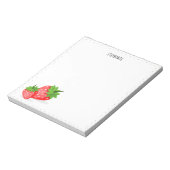 Strawberry Patch Notizblock (Rotiert)