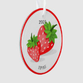 Strawberry Patch Ornament (Vorderseite)