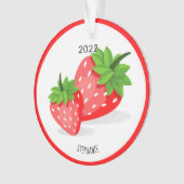 Strawberry Patch Ornament (Vorderseite)