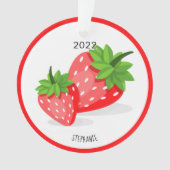 Strawberry Patch Ornament (Vorderseite)