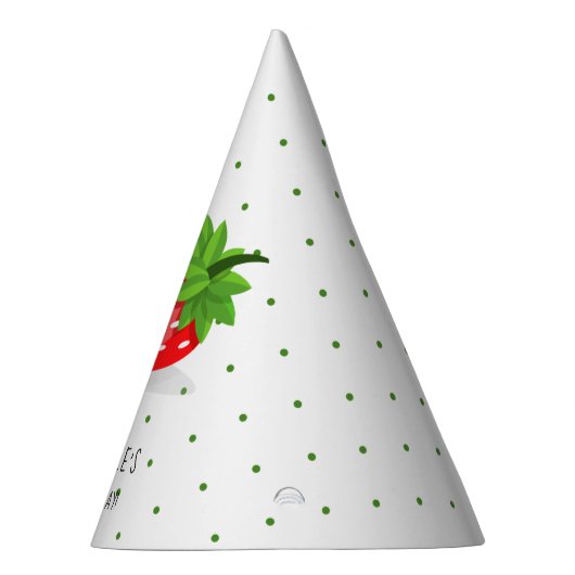 Strawberry Patch Partyhütchen (Rechts)