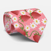 Strawberry Patch pink Krawatte (Gerollt)