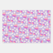 Strawberry Patch Psychedelic Geschenkpapier Set (Vorderseite)