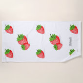 Strawberry Patch Strandtuch (Vorderseite)