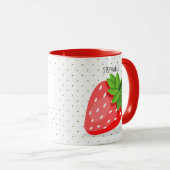 Strawberry Patch Tasse (VorderseiteRechts)