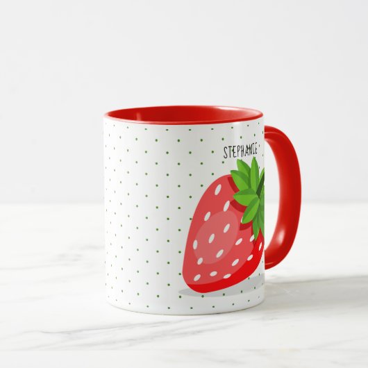 Strawberry Patch Tasse (VorderseiteRechts)
