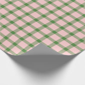 Strawberry Pattern Baby Shower Geschenkpapier (Ecke)