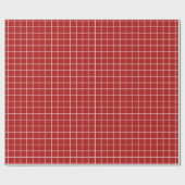 Strawberry Pattern Baby Shower Geschenkpapier (Flach)