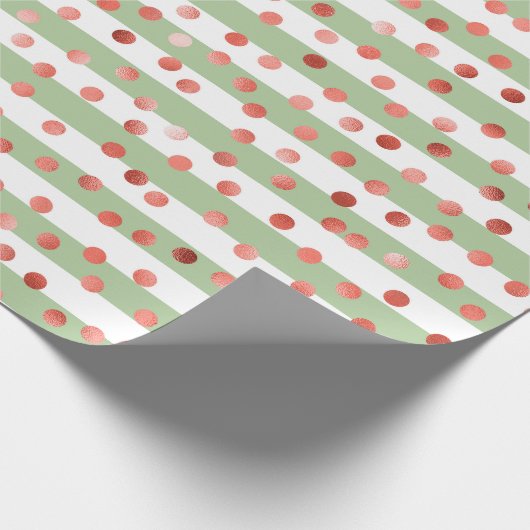 Strawberry Pattern Baby Shower Geschenkpapier (Ecke)