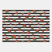 Strawberry Pattern Baby Shower  Geschenkpapier Set (Vorderseite 2)