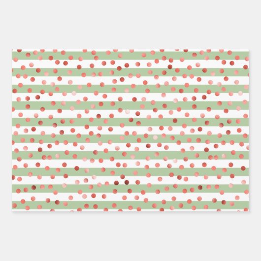 Strawberry Pattern Baby Shower Geschenkpapier Set (Vorderseite 3)