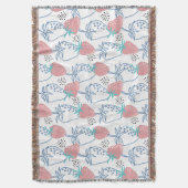 ٍ Strawberry Pattern Decke (Vorderseite Vertikal)