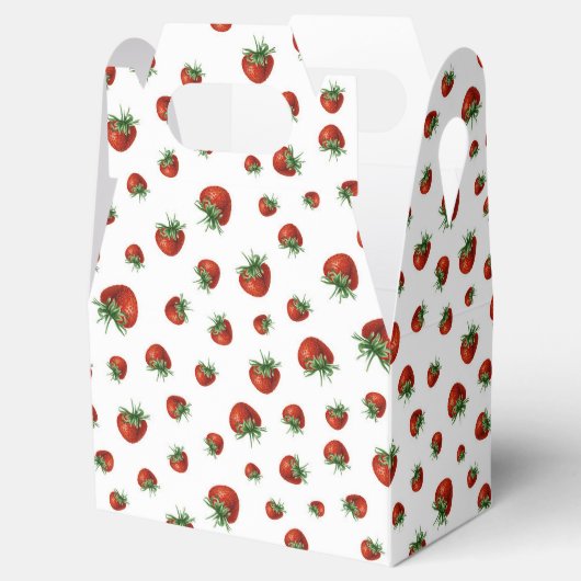Strawberry Pattern Geschenkschachtel (Geöffnet)