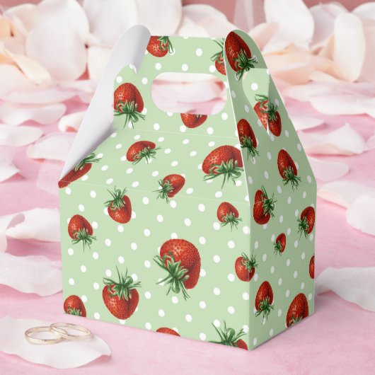 Strawberry Pattern Geschenkschachtel (Hochzeit)
