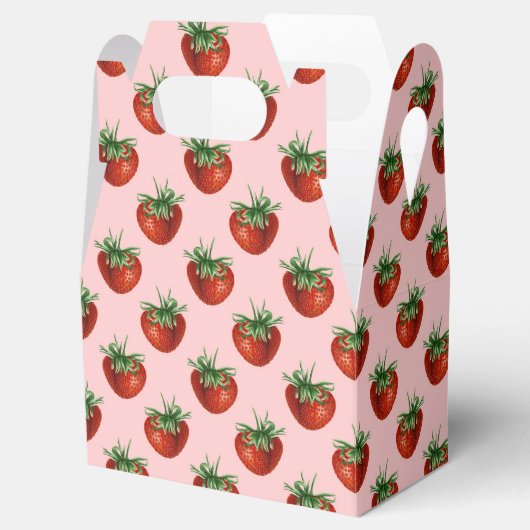 Strawberry Pattern Geschenkschachtel (Geöffnet)