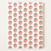 Strawberry Pattern Individuelle Name Planer (Rückseite)