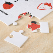Strawberry Pattern Jigsaw Puzzle – Cute Kids Puzzl (Seite)
