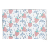 ٍ Strawberry Pattern Kissenbezug (Vorderseite-Links)
