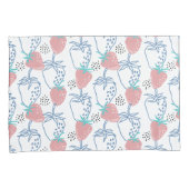 ٍ Strawberry Pattern Kissenbezug (Vorderseite-Rechts)