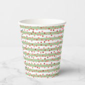 Strawberry Pattern Pappbecher (Vorderseite)