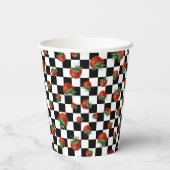 Strawberry Pattern Pappbecher (Rückseite)