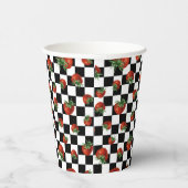 Strawberry Pattern Pappbecher (Rechts)