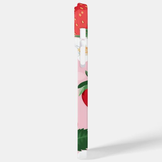 Strawberry Pattern Phone Case (Rückseite / Links)