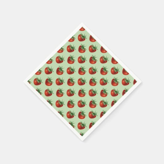 Strawberry Pattern Serviette (Ecke)