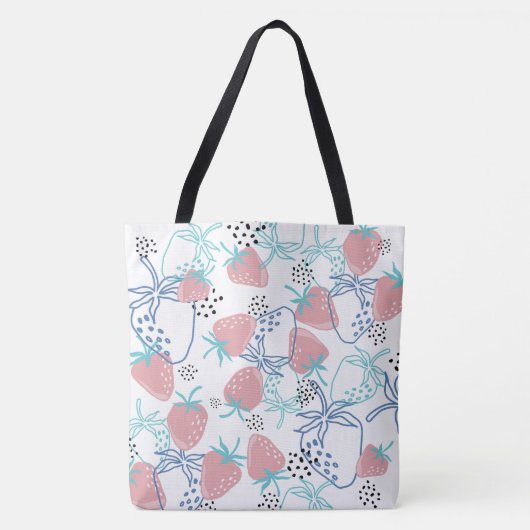 ٍ Strawberry Pattern Tasche (Vorderseite)
