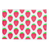 Strawberry Patterns Girls Boys Kinderzimmer Dekora Kissenbezug (Rückseite)