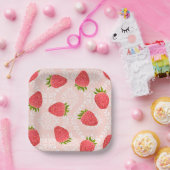 Strawberry Peach Pappteller (Party)
