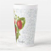 Strawberry Personalisiert Kitchen Tall Latte Tasse (Vorderseite)