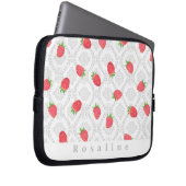 Strawberry Personalisiert White Electronics Bag Laptopschutzhülle (Vorne Rechts)