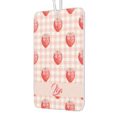 Strawberry Personalized Air Freshener Autolufterfrischer (Links)