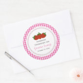 Strawberry  Personalized Stickers (Umschlag)