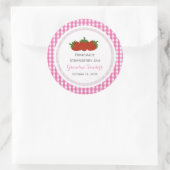 Strawberry  Personalized Stickers (Tasche)