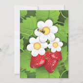 Strawberry-Pflanze Einladung (Vorderseite)