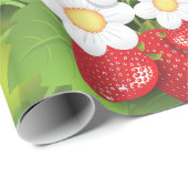 Strawberry-Pflanze Geschenkpapier (Rolleneckpunkt)